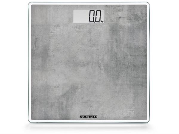 Soehnle Digital Bathroom Scale 180KG Compact Concrete